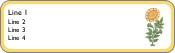 Delicate Giant Return Address Labels