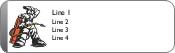 Welder Standing Return Address Labels