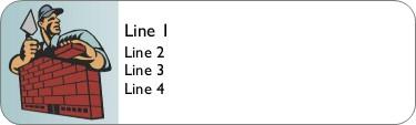 Bricklayer Return Address Labels