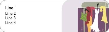 Clothes On Rack Return Address Labels