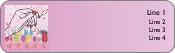 Manicure with Nail Polish Return Address Labels