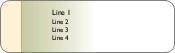 Green and Cream Return Address Labels