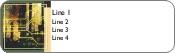 Neon Lines Return Address Labels