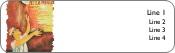 Pizzaman Return Address Labels