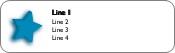 Star Treatment Return Address Labels