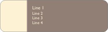 Brown and Cream Return Address Labels