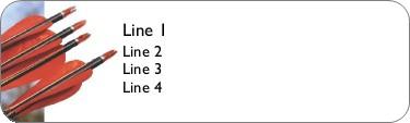 Great Arrows Return Address Labels