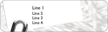 Paperclip and Note Return Address Labels