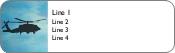 Black Helicopter Return Address Labels