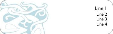 Celtic Dragon Return Address Labels