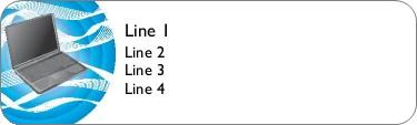 Laptop Computer Return Address Labels