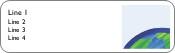 Globe Illustration Return Address Labels