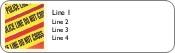 Police Line Tape Return Address Labels