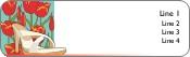 Perfect Court Shoe Return Address Labels