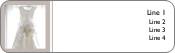 Wedding Gown Return Address Labels