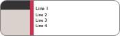 Black Grey and Red Return Address Labels