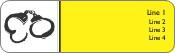 Handcuffs Return Address Labels