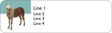 Saddle Up Return Address Labels