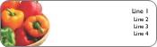 Bell Pepper Delight Return Address Labels