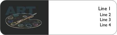 Artful Palette Return Address Labels