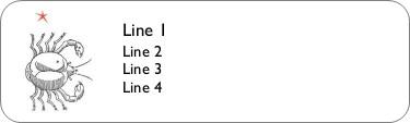 Cancer Return Address Labels