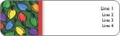 Christmas Lights Return Address Labels