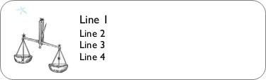 Libra Return Address Labels