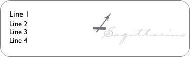 Sagittarius - Symbol Return Address Labels