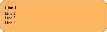 Solid Orange Return Address Labels