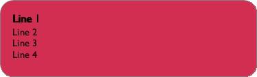 Solid Red Return Address Labels