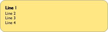 Solid Yellow Return Address Labels