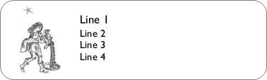 Aquarius Return Address Labels