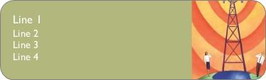 Communications Tower Return Address Labels