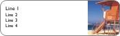 Beach Safety Return Address Labels