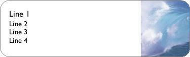 Ocean Wave Return Address Labels