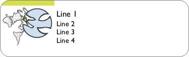 World Peace Return Address Labels
