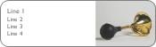 Bicycle Horn Return Address Labels