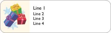 Christmas Gifts Return Address Labels