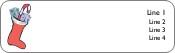 Christmas Stocking Return Address Labels