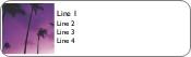 Palm Trees Return Address Labels