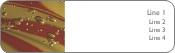 Golden Swirls Return Address Labels