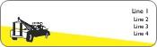 Breakdown Lorry Illustration Return Address Labels