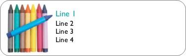 Creative Colours Return Address Labels