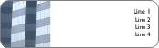 Mirrored Buildings Return Address Labels