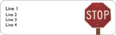 Stop Sign Return Address Labels