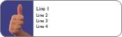 Thumbs Up Return Address Labels