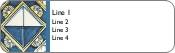 Lovely Lattice Return Address Labels
