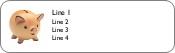 Ceramic Piggy Bank Return Address Labels