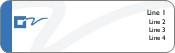 Geometric Flair Return Address Labels