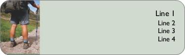 Early Morning Hike Return Address Labels